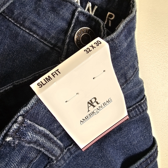 American Rag 32x30 Denim Jeans Slim Fit Stretch Mens Clarke AR23S-01SL NEW - Picture 11 of 12